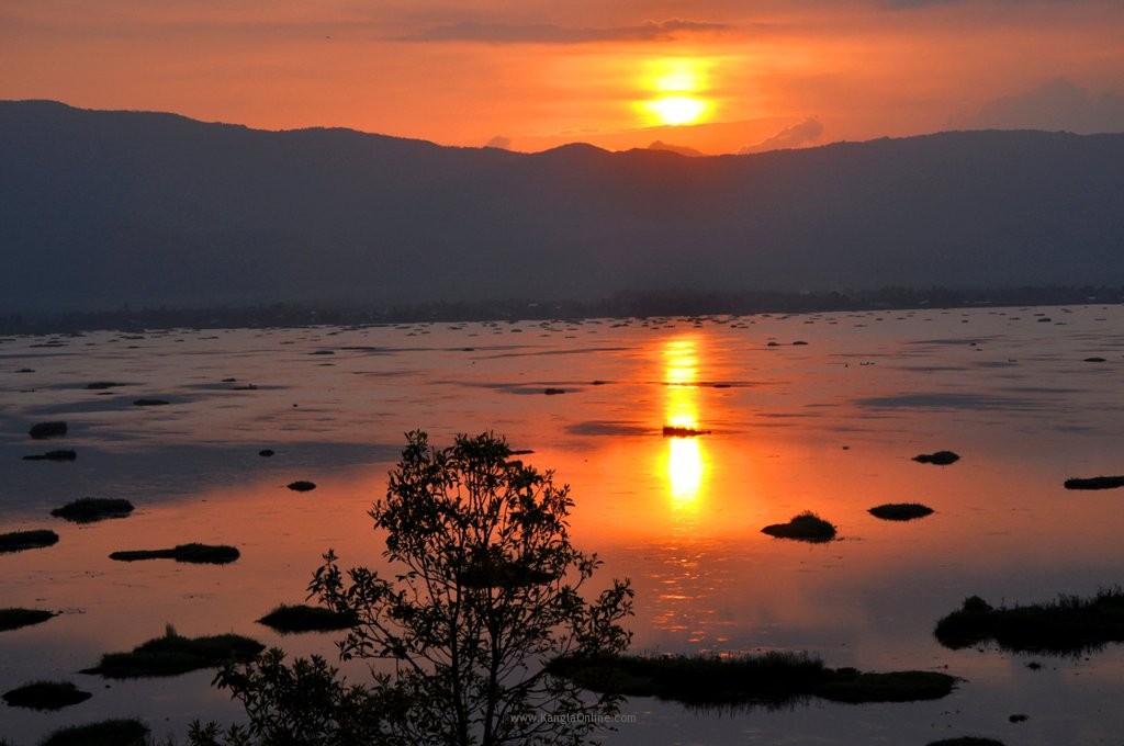 Sunset at Loktak Lake Manipur