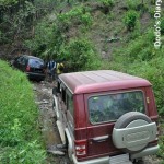 MAPC trip to Eshingthingbi Lake Chandel, Poor Road Condition