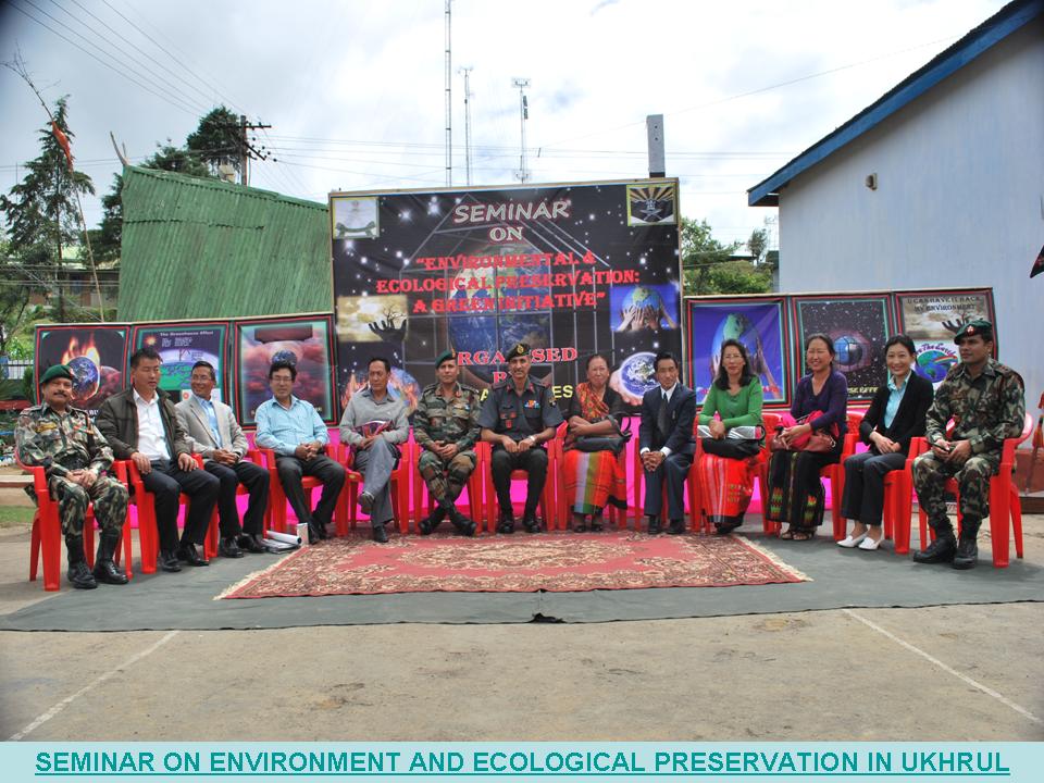 Manipur: Assam Rifles conducts seminar ON ENVIRONMENT AND ECOLOGICAL PRESERVATION IN UKHRUL : Photo Courtesy: Assam Rifles Official Site