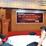 Dr. K. Sobita Devi (Director – Art & Culture and Managing Director, Manipur Film Development Corporation) giving her Presidential speech