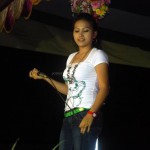 Tingku Manipuri Singer performing during the event