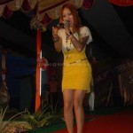 Alvina Golmei enthralling the audience at Pineapple Queen Manipur