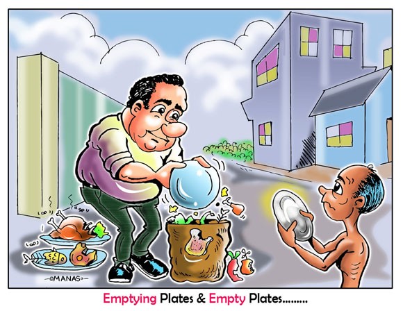 Winning cartoon - "Emptying Plates & Empty Plate..."