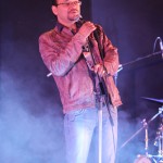 Lead vocalist Haroba of blues experimental band – Fringes  performing at Shillong Blues & Jazz Festival 2014