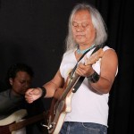Lou Majaw performing at Shillong Blues & Jazz Festival 2014 .