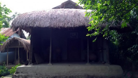 Figure 1. Photo showing a typical Manipuri Yumjao located at the Mutua Bahadur Museum at Andro, Manipur. (Photo courtesy: Khwairakpam Gajananda). 