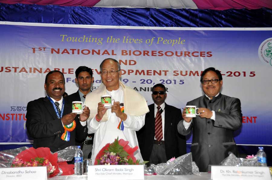 Chief Minister Okram Ibobi Singh launched "Save Sangai Campaign" as well as "Save Siroi Lily Campaign" the idea conceived by Prof. Dinabandhu Sahoo, Director, IBSD, Imphal during the inaugural function of 1st National Bioresources and Sustainable Developm