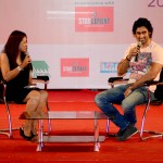 Kunal-kapoor-and-Hasina-Kharbhih-during-an-interaction-with-audience