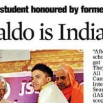 Ronaldo Laishram featured in Deccan Chronicle