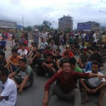 ILPS Demand Protest in Manipur - Students injured in police action