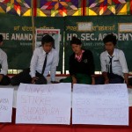 Students’ began hunger strike to implement ILPS in Manipur on Friday at Ananda Singh Academy, Imphal-East, Manipur. Express photo by Deepak Shijagurumayum.