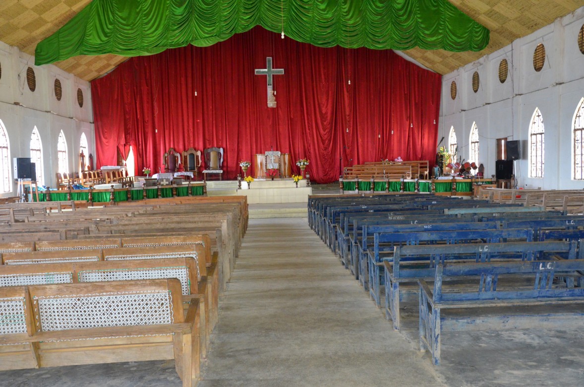 Ngainga church interior. Photo- Chingtham Balbir Khuman