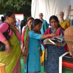 Women Artisans from Imphal Churachandpur and Chandel demonstrating the products