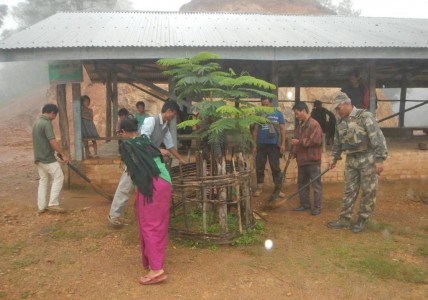 24 Assam Rifles conducts lecture on Swachh Bharat Abhiyan at RRC village (1)