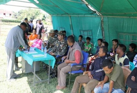 45 Assam Rifles distributes Solar Lights to the village community of Takhel village (2)