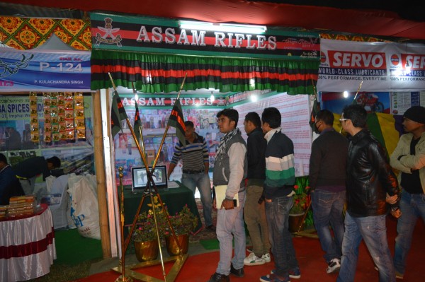 An Assam Rifles pavilion in the ongoing Sangai festival 2015 (3)