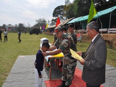 Assam Rifles Middle School, Thoubal celebrated its Annual Sports Meet at Chaoyaima Higher Secondary School at Thoubal Ground (6)