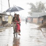 Manipuri Couple on Rainy Day