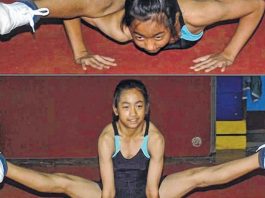 Ariha Pangambam Manipur Sports Gymnastic