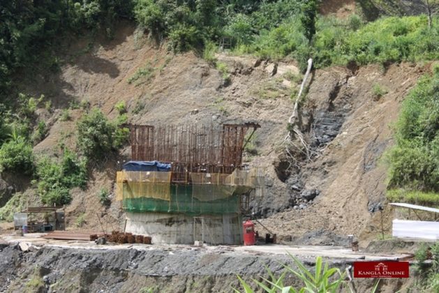 railway project at makru area, tamenglong
