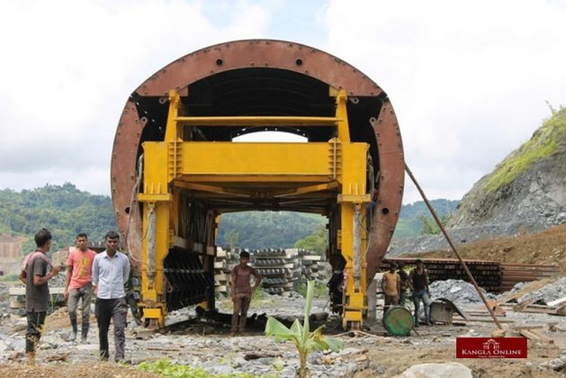 railway project at makru area, tamenglong