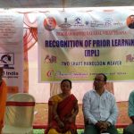 CEO Chanu Creations Smt. Chirom Indira deliver her speech on inauguration function of RPL at Tripura